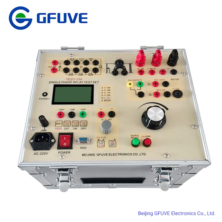 Una Sola Fase Relaytestset Gfuve Universal automática de probador de inyección de corriente secundaria