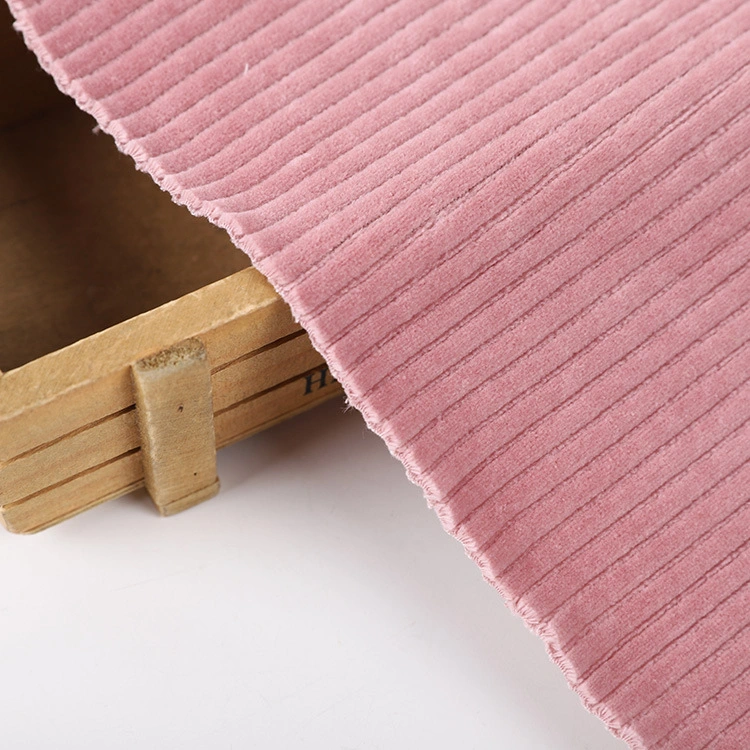 Polyester Pongee Wasserdicht und winddichtes Gewebe mit vertikalem Streifen-Freigabe Papier für Daunenjacke
