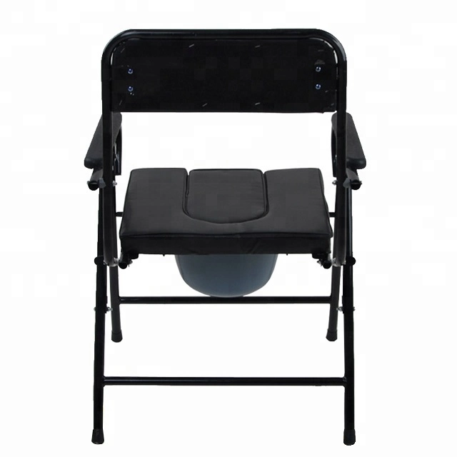 Durable Nonslip Hospital Folding Removable Commode Chair