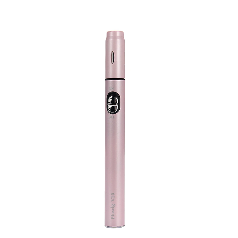 Heating Not Burn Device Pluscig V10 Pen Vape Heated vape 900mAh Battery