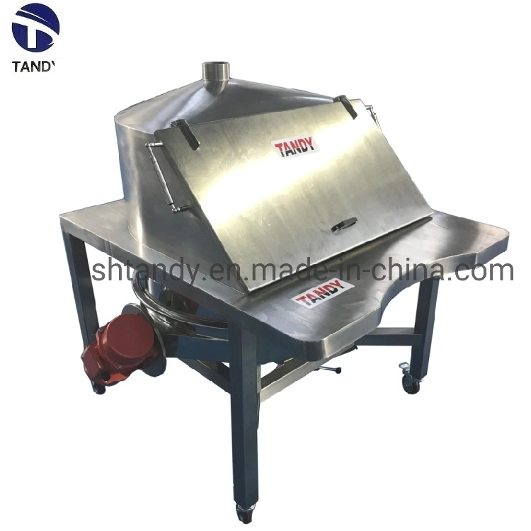 China Spice Bag Manual Dumping Stainless Steel Feeding Machine