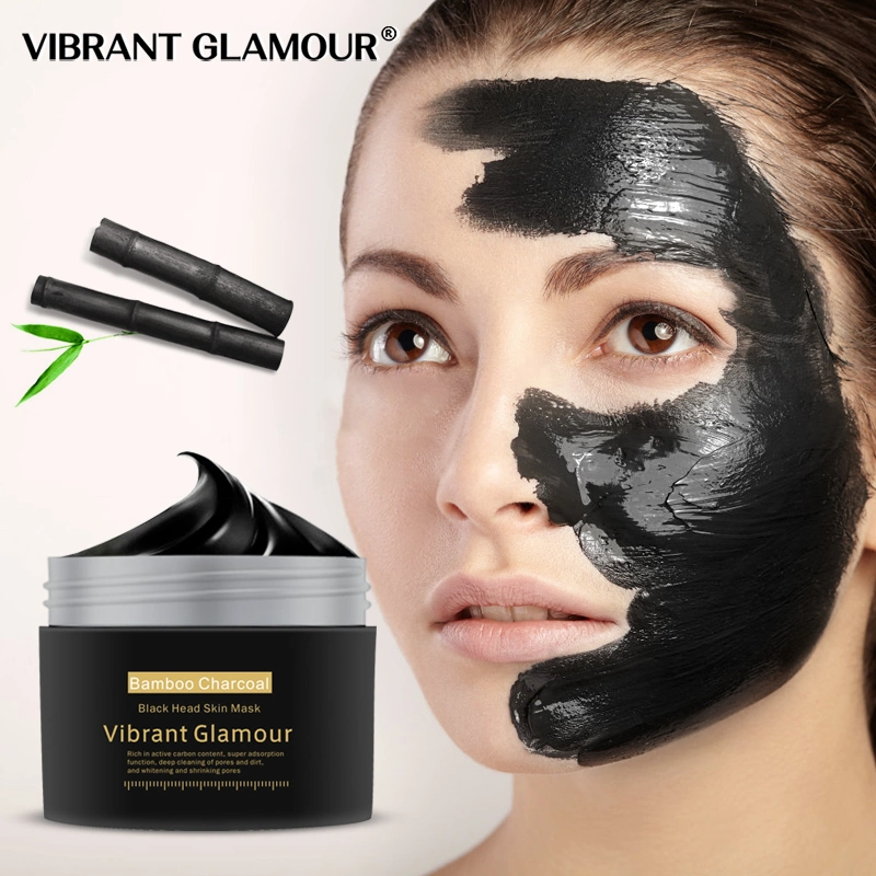 Vibrant Glamour New Bamboo Charcoal Blackhead Remover Nose Mask Peeling Mask Deep Cleansing Shrink Pore Moisturizing Skin Care