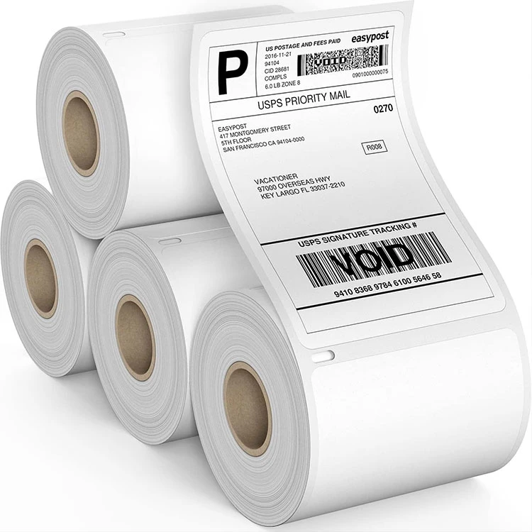 Custom Price Tags Rightint Carton OEM vinyl thermal sticker paper