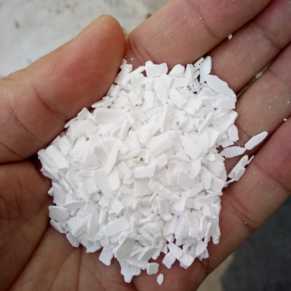 Factory Price White Flakes 74% Cacl2 Calcium Chloride Dihydrate for Industrial Road Salt