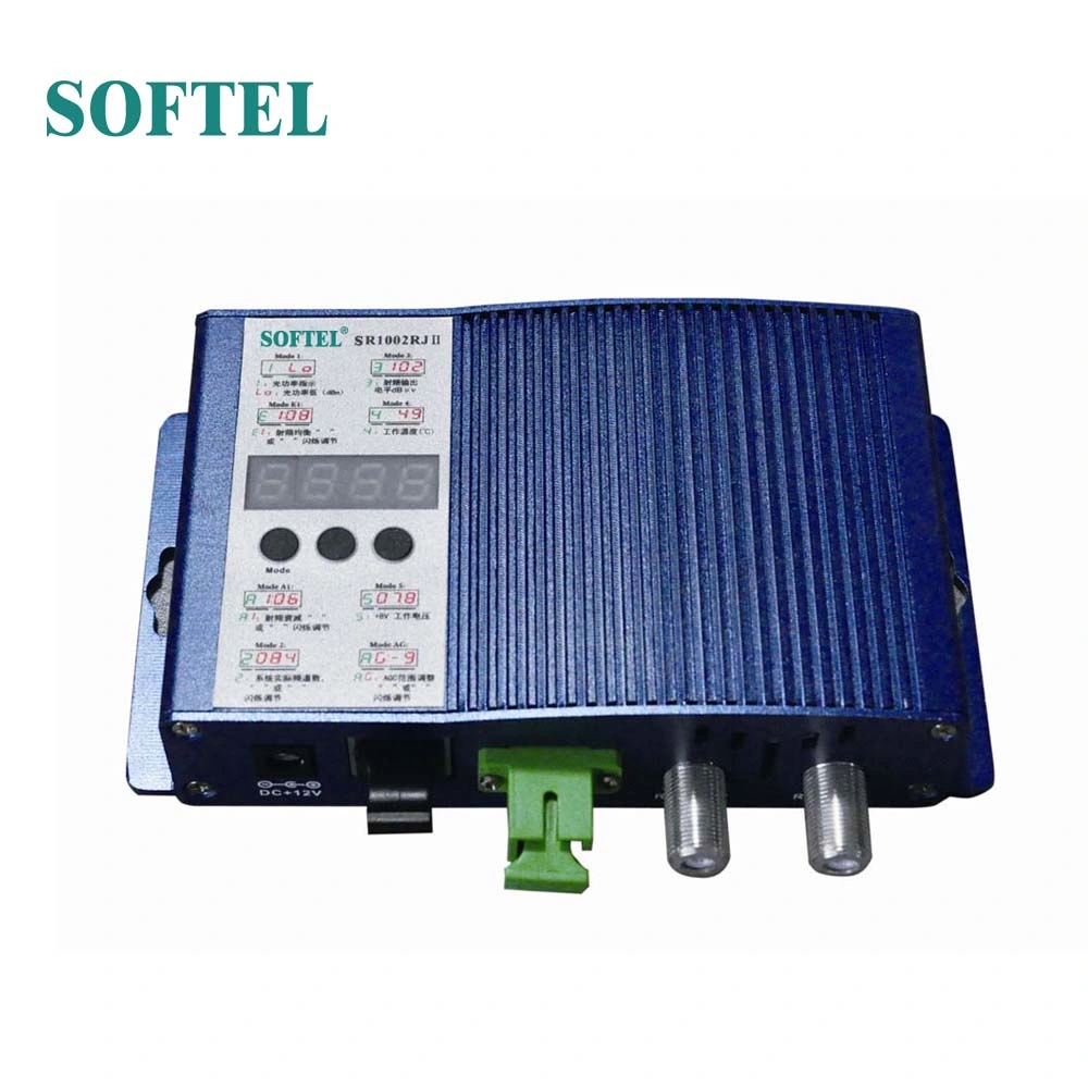 1550nm FTTH CATV Optical Receiver with Filter 2RF Output