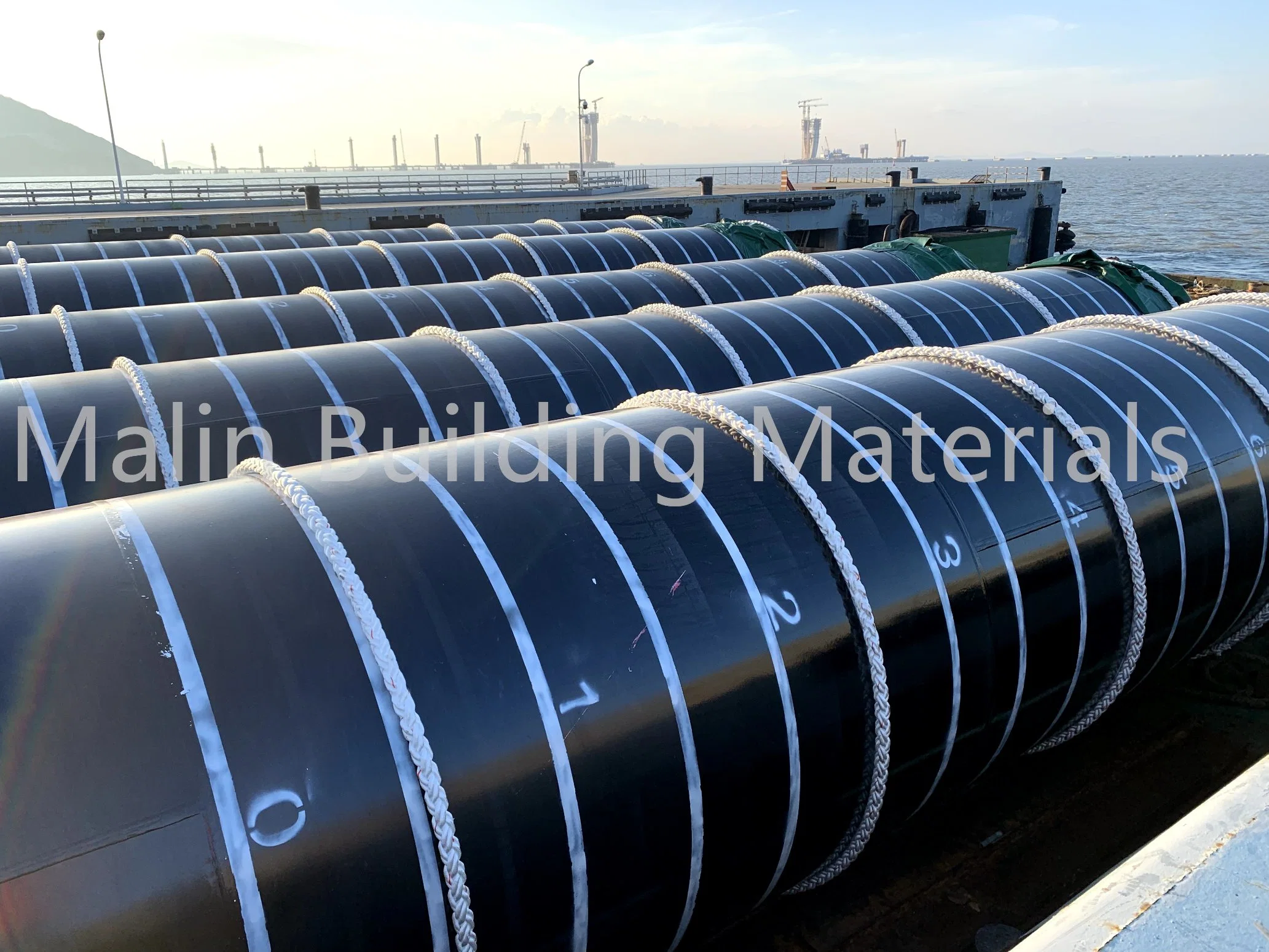 DN200 to DN5000 ASTM En Standard LSAW/ERW/SSAW Carbon Steel Pipe Piles