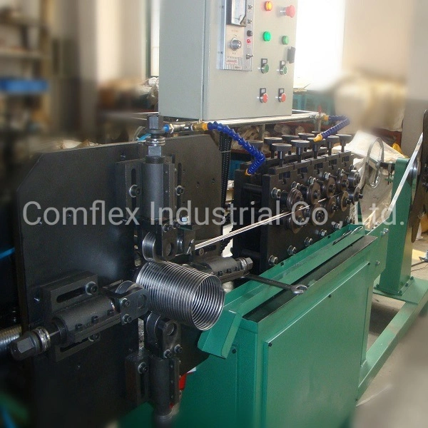 DN38-150mm Exhaust Pipe / Bellow Interlock Hose Forming Machine