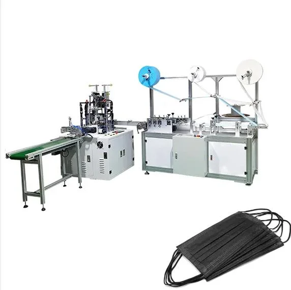 Fulli Automat Face Mask Make Manufacturing Machine / Facemask Maker Machine Flat Automatic Non-Woven Fabrics