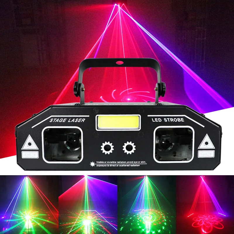 Helius Projector Color Strobe Light Beam LED DJ Disco PAR Stage Lighting