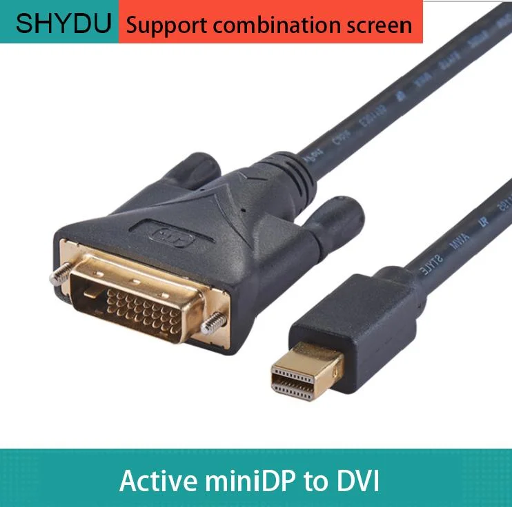 Combinación de multipantalla de ACTIVA 4K 30Hz macho a macho Mini adaptador de displayport a DVI de DP