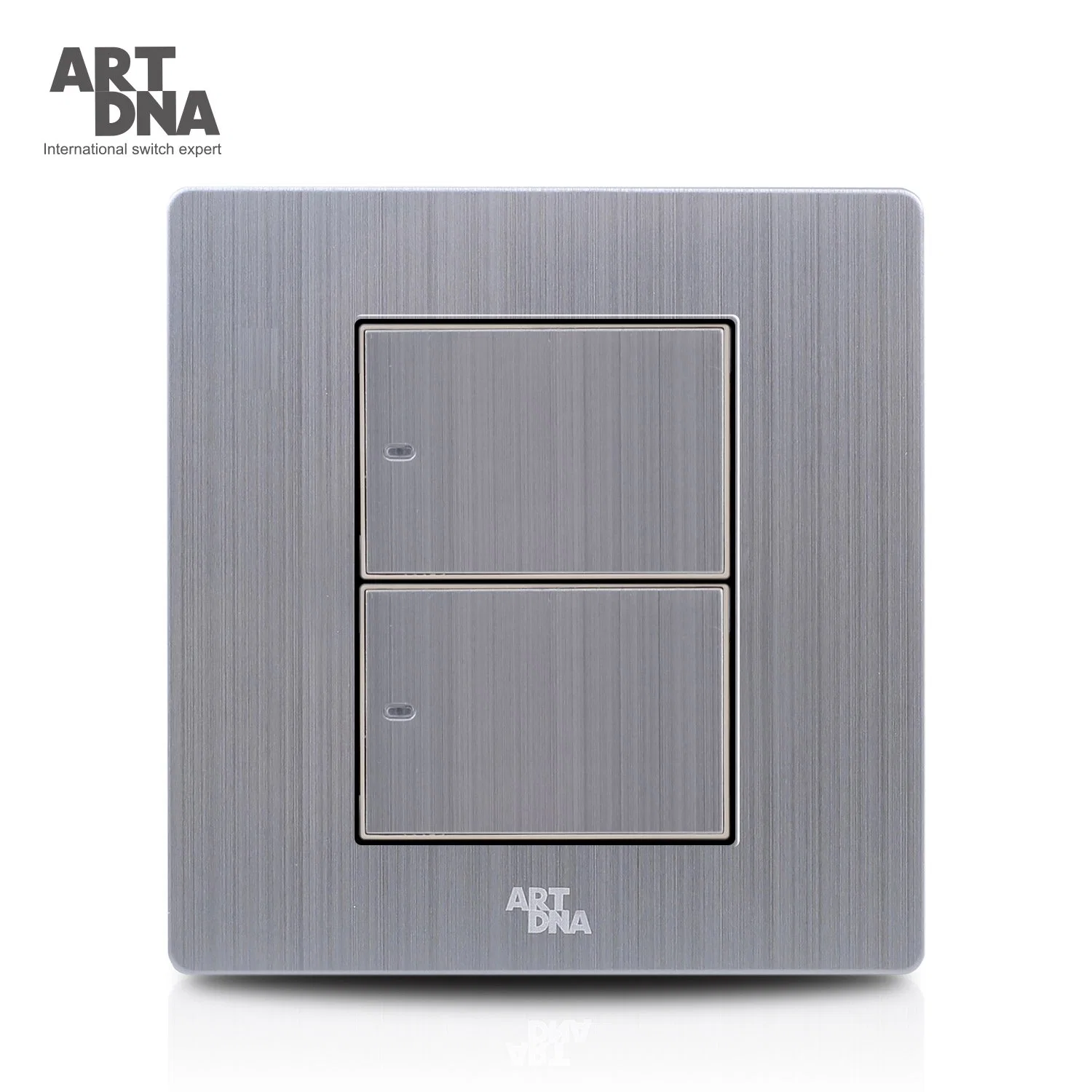 Artdna Metal Cover Intermediate 10A Electric Wall Switches for Home