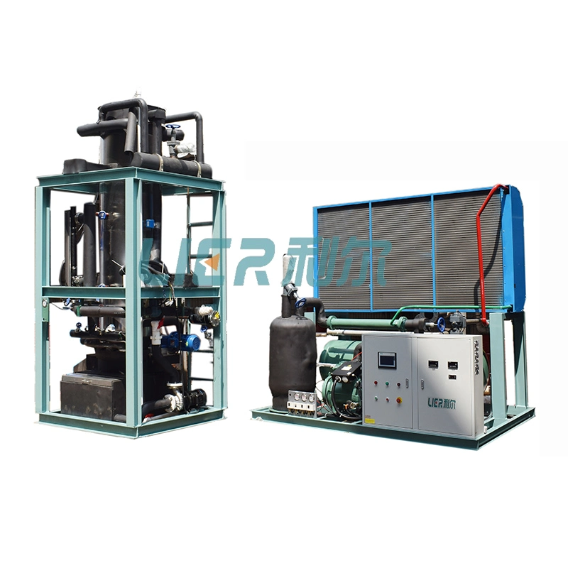 Energy Efficient Water Cooling Condenser Tube Ice Making System