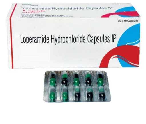 High Quality Western Medicine Loperamide Hydrochloride Capsules 2mg GMP.