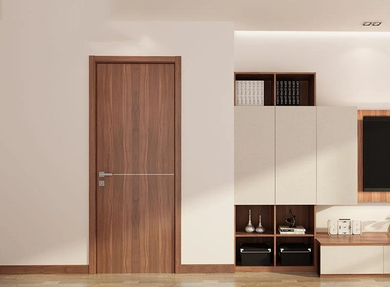 Interior Solid Wood Door Master Double Door Wooden Modern Apartment