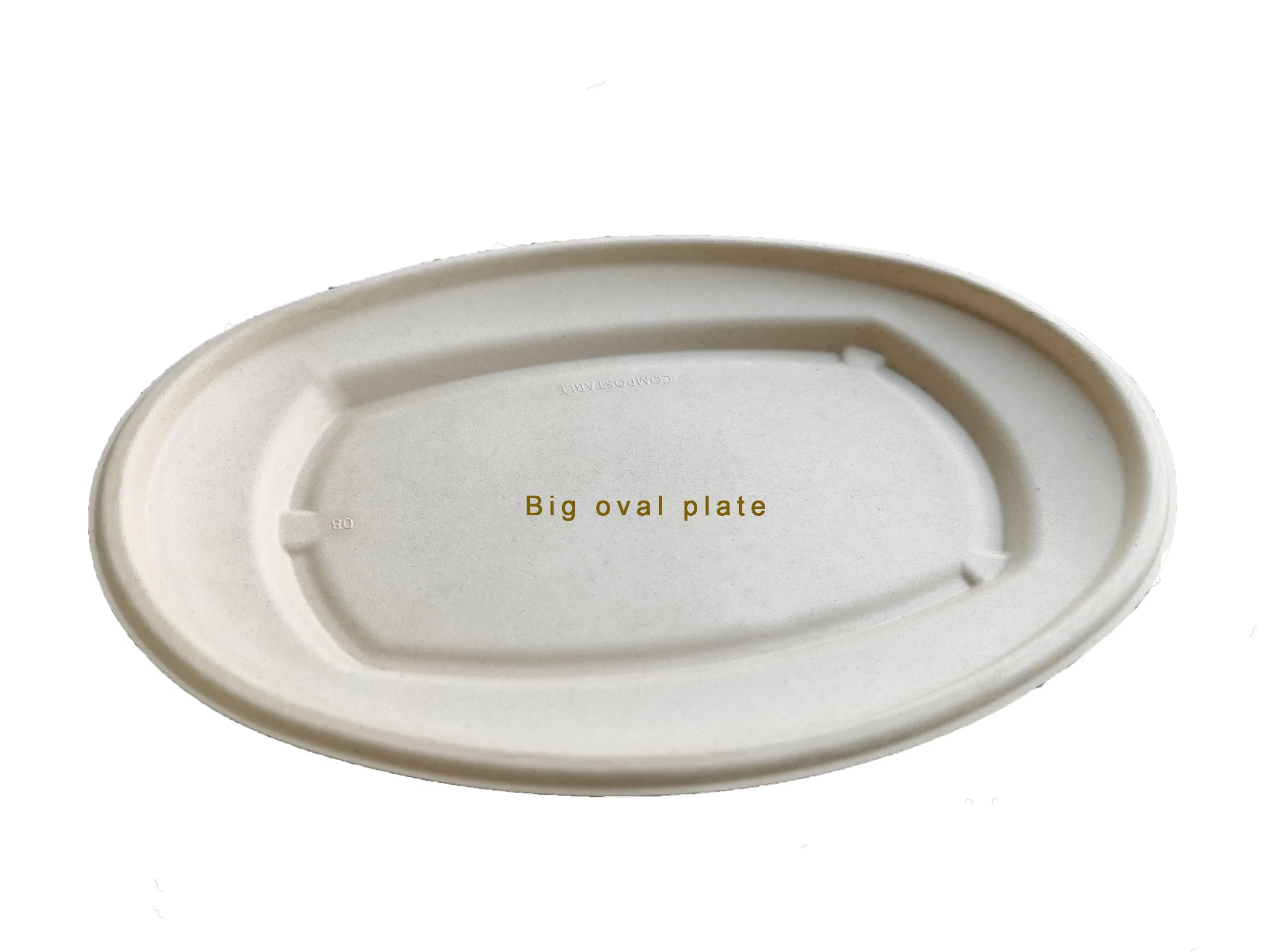 Virgin Bamboo Pulp Biodegradable Disposable Sugarcane Bagasse Pulp Tableware Hamburger Paper Lunch Bento Box Bowl Series Salad Series Menu Box OEM Accepted