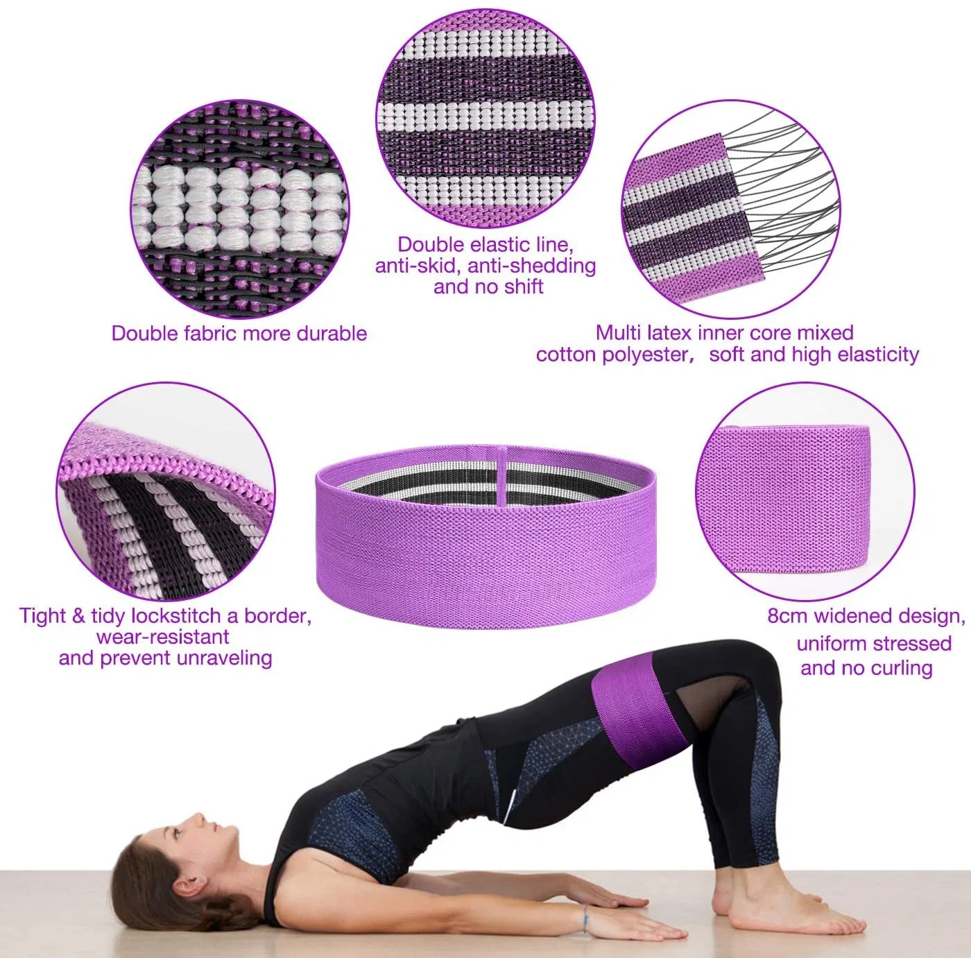 Elastisches Yoga Home Fitness Workout Resistance Band