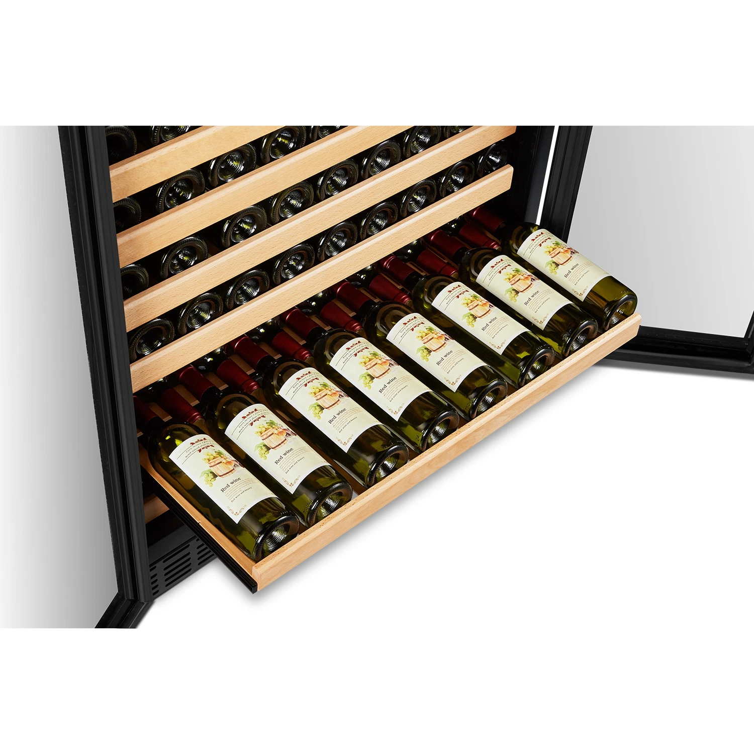 760L Compressor Wine Cooler/ Wine Cooler/Compressor Fridge with Black Door Frame