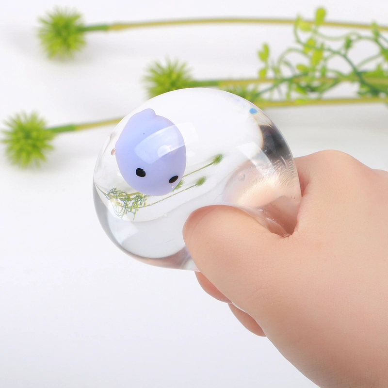 Nouveau style de gros cadeau promotionnel Mochi Squishies rempli la bille de l'eau