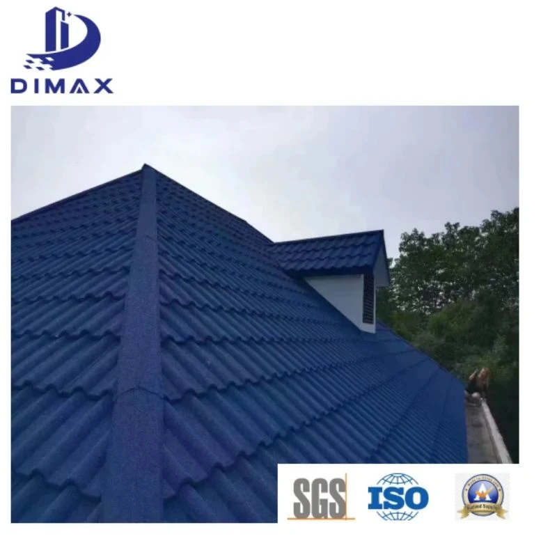 Original Factory, Fireproof, Waterproof Stone Coated Metal Roof Tiles----Rome Type