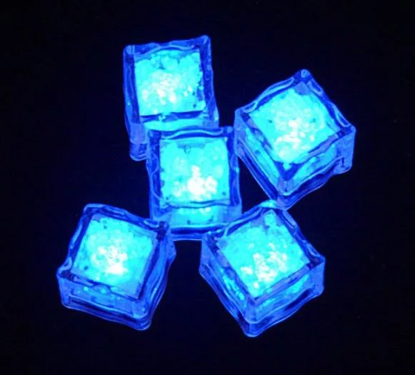 Cubitos de hielo de destello de barra LED impermeables ilumina el bloque fluorescente