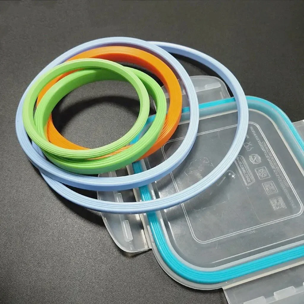Food Grade Crisper and Meal Box Silicone Sealing Rings for Preservation Box