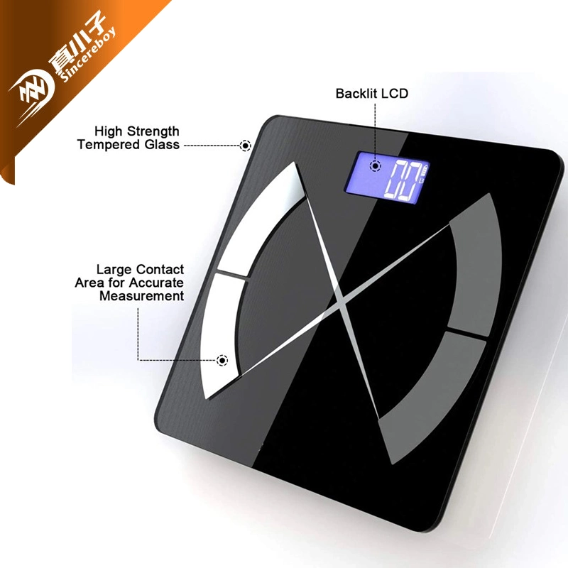 Most Popular Weighing Fat Body Monitor Machine Smart Bluetooth Scale with Ios and Android APP