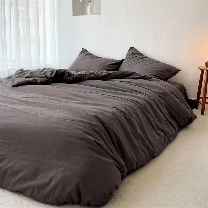 Stock Products Luxury Organic Home Textile Customized Size Sheet Sets Bedding Set