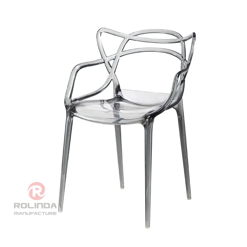 Modern Minimalist Designer Fashion Creativity Ins Transparent Crystal Chair Hotel Restaurant Wedding Acrylic Chair Keeper Clear Chair