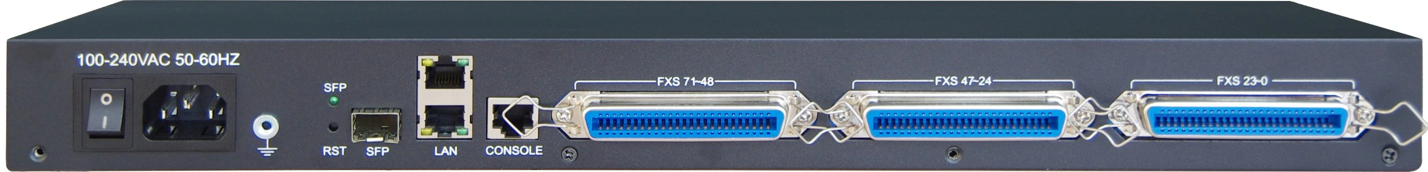 Rock-Solid 72 ports FXS VoIP Gateway Dag2500 déployés par les opérateurs de télécommunications dans le monde entier