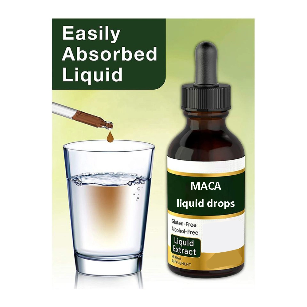 ODM/OEM Herbal Extract Natural Organic Maca Root Liquid Drops