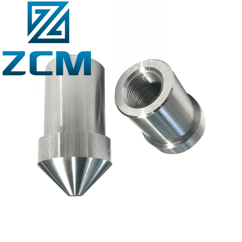 Shenzhen CNC Metal Aircraft/Ship/Boat/Auto Car Parts Machining Custom Made Clean Machined Titanium/Stainless Steel Alloy Bullethead Coupling Parts