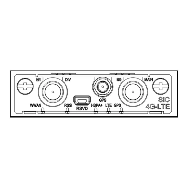 Sic-4G-LTE-M 4G Interface Modules Provides 4G WLAN Access