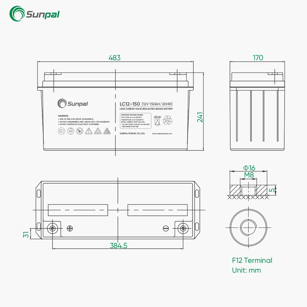 Wholesale/Supplier Solar Gel Battery 12V 200ah 250ah Dry Gel AGM Deep Cycle Battery Price