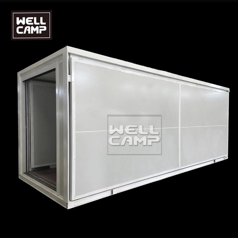 Ampliable Wellcamp contenedores prefabricados casa con dos dormitorios