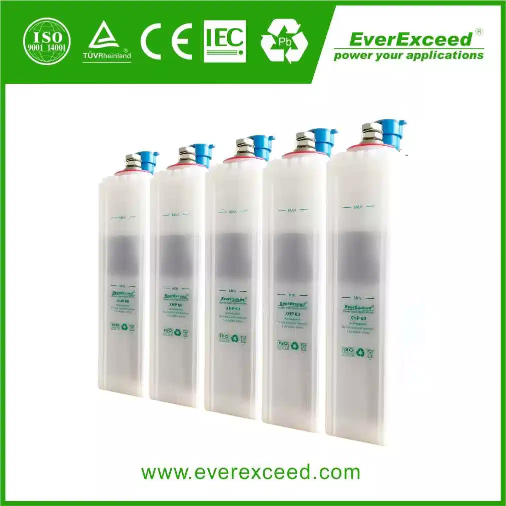 Everexceed 1.2V 30ah Xhp Sintered Plate Range Nickel Cadmium Generator Starting / Genset 1.2V 30ah NiCd Battery