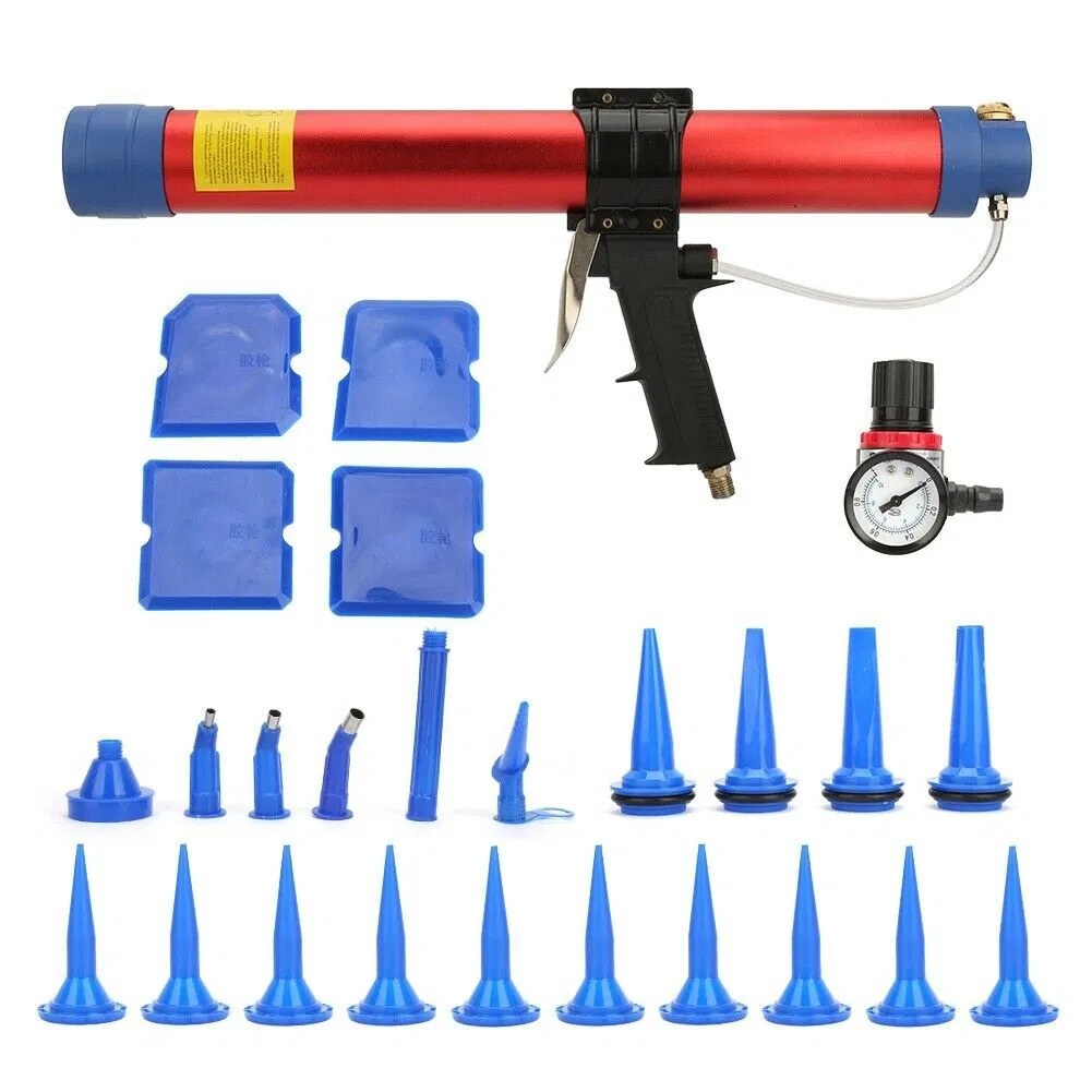 600ml Soft Glue Air Gun Pneumatic Hand Tool Geschwindigkeitsmesser Werkzeug Zur Versiekung Der Dichtung