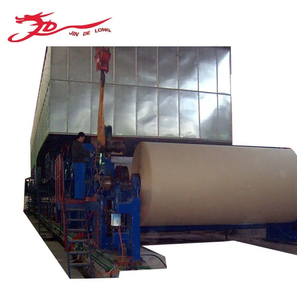Shilong Quelle Fabrik Wellpappe / Fluting Hohe Kapazität Kraft Herstellung Von Gebrauchten Papier Maschine zum Verkauf