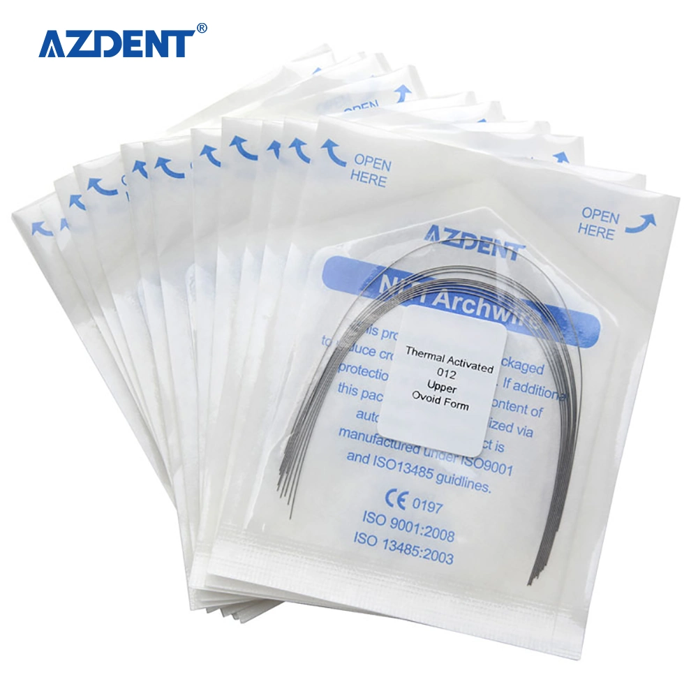 Dental Supplies Thermal Activated Super Elastic Niti Orthodontic Arch Wire