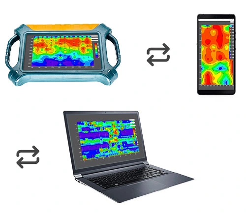 0-4000m Automatic Deep Underground Gold Mine Metal Screen Touch Water Leak Detector Finder