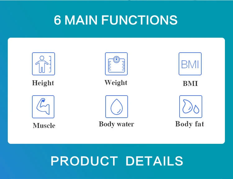 Hot Sell BMI Body Fat Weight Height Measuring Machine