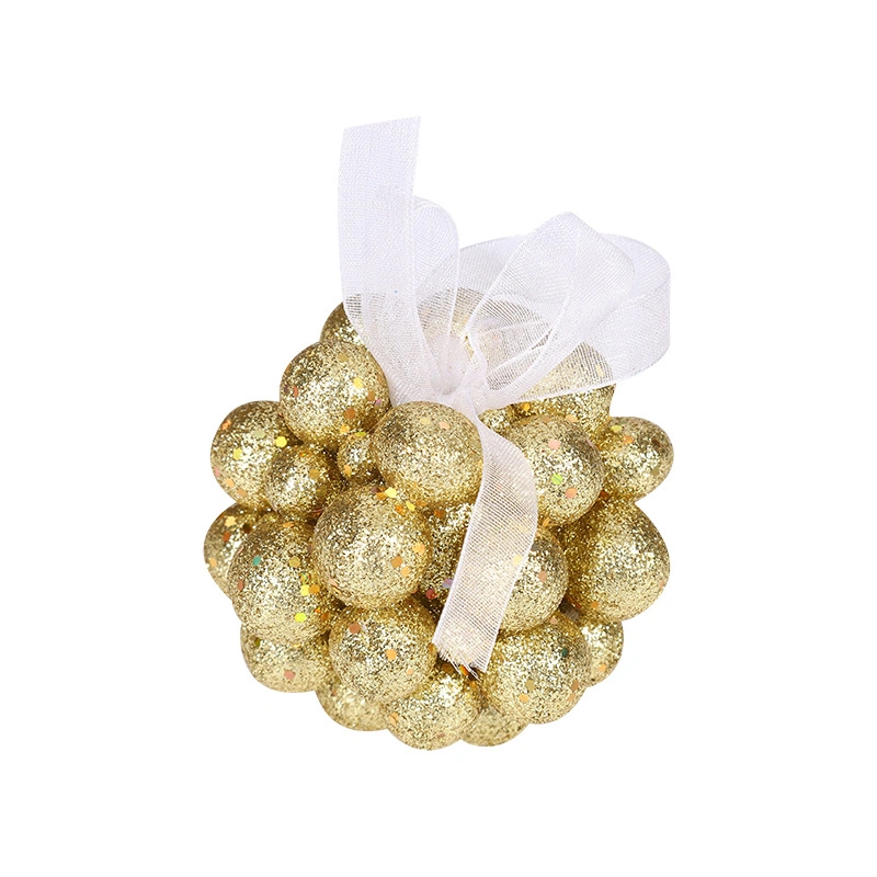 Sprinkle Gold Powder Christmas Foam Ball Decoration