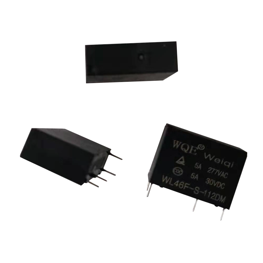 Miniature Relays 5A Power Relay for Communication Device Wl46f Noramally Open 4pin Signal Relay Ultra-Thin Rele