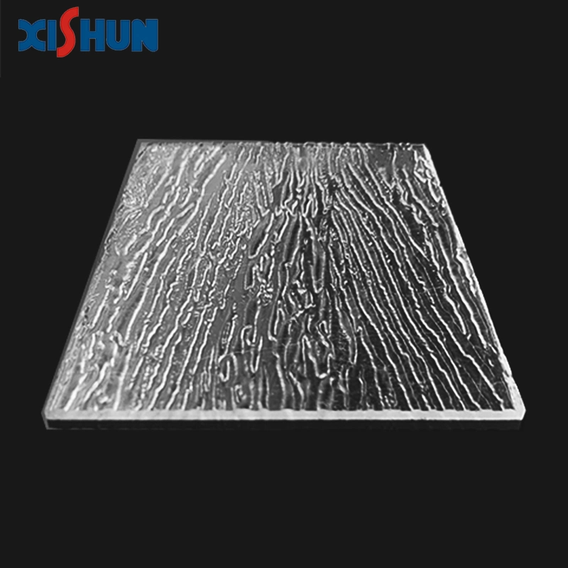 Clear Decorative PMMA Panel Texture Embossed Acrylic Plexiglass Sheet