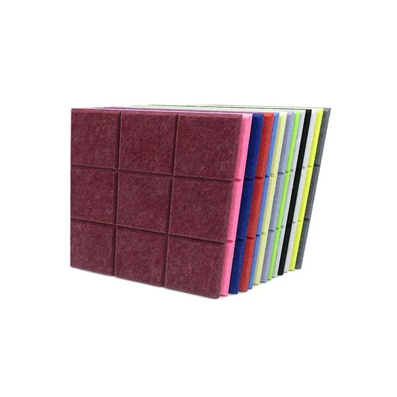 PET Material Sound-Absorbing Panel Indoor & Outdoor Environmental Protection Flame Retardant Sound-Absorbing Material