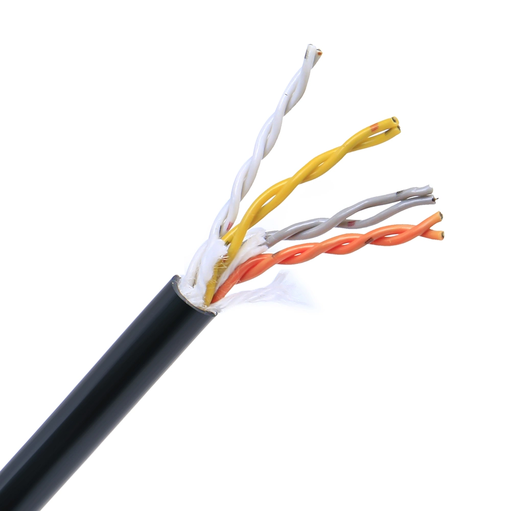 Type Kx-Ygz 2X24 AWG Fiber Insulation Stainless Steel Braid Mesh Cable