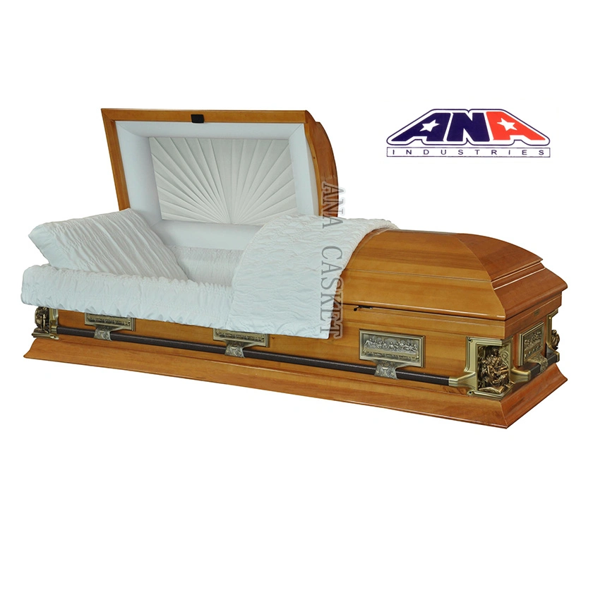 Soild Maple American Style Jewish Wooden Casket