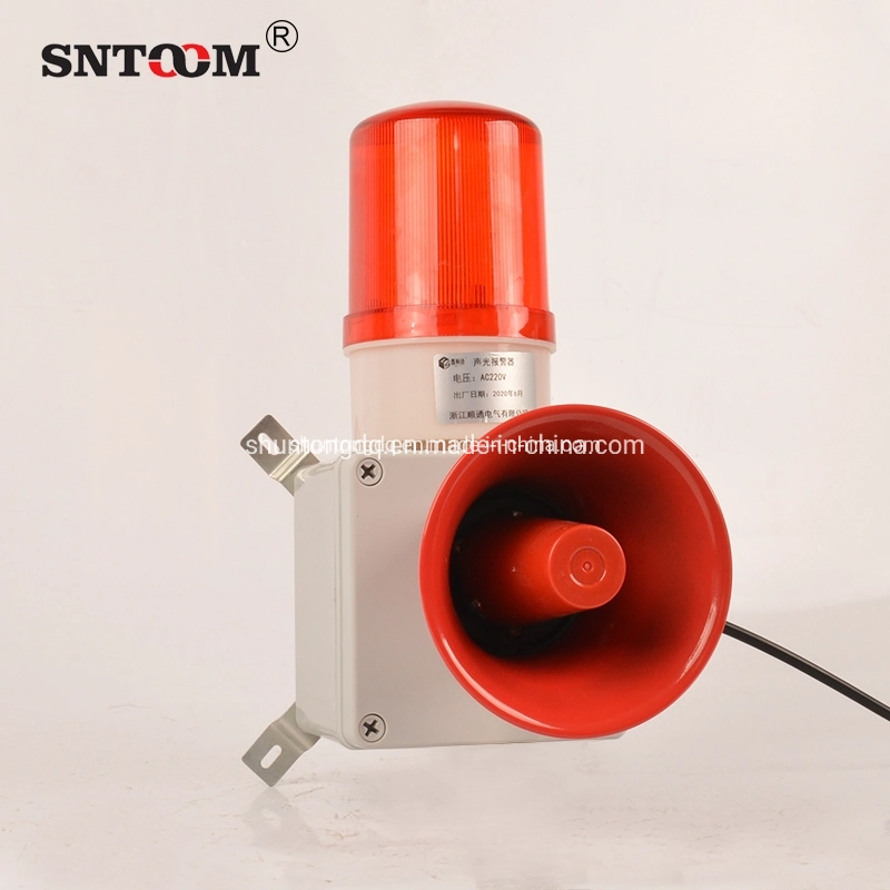 Sntoom Audio Visual Combination Sound and Light Loud Alarm Siren with Strobe Light