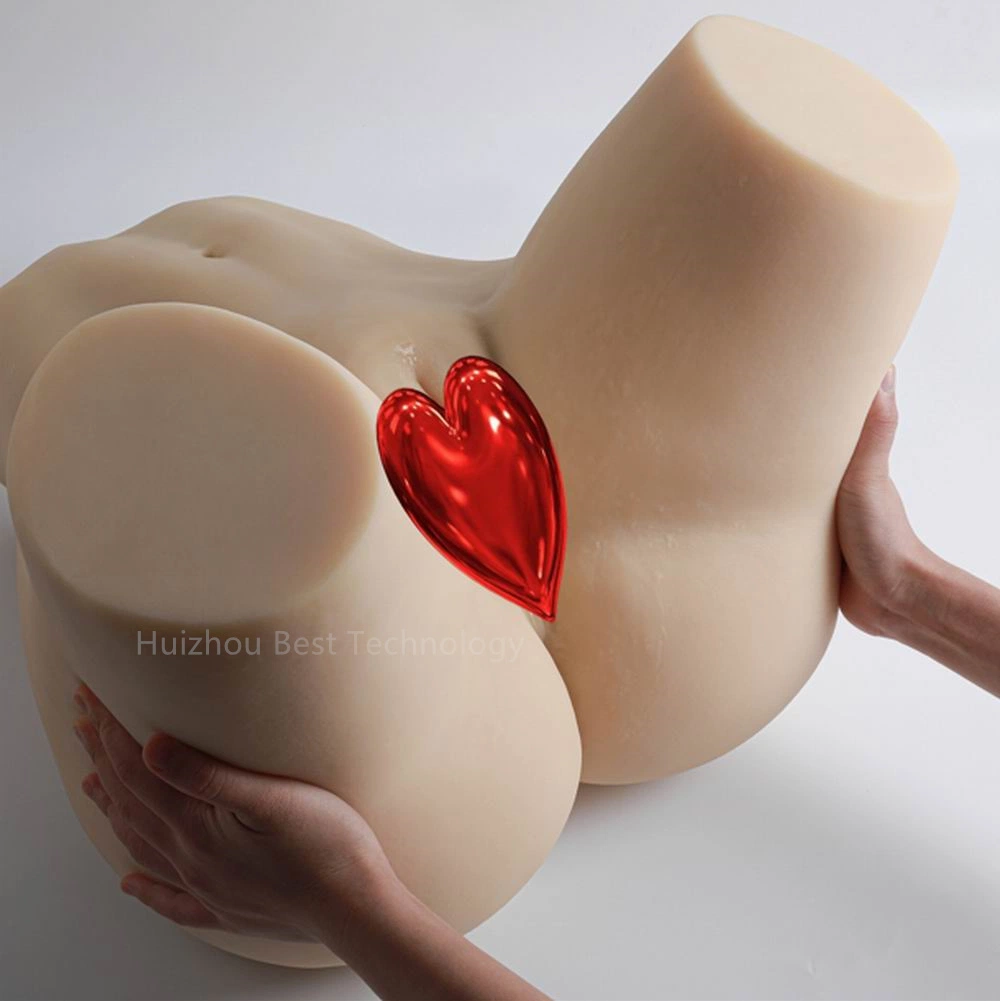 TPE silicone sexe Doll B-adultoys Vente en gros Realistic sexe Toy énorme Butt Masturbator mâle moitié corps amour Doll adultes produits Jiggly Usine d'origine de Jelly Hip