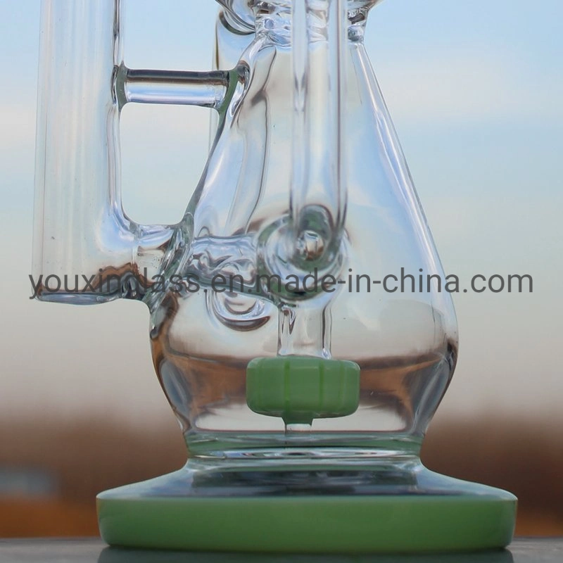 Wholesale/Supplier Recycler Bubbler Colorful Glass Smoking Water Pipe DAB Oil Rig