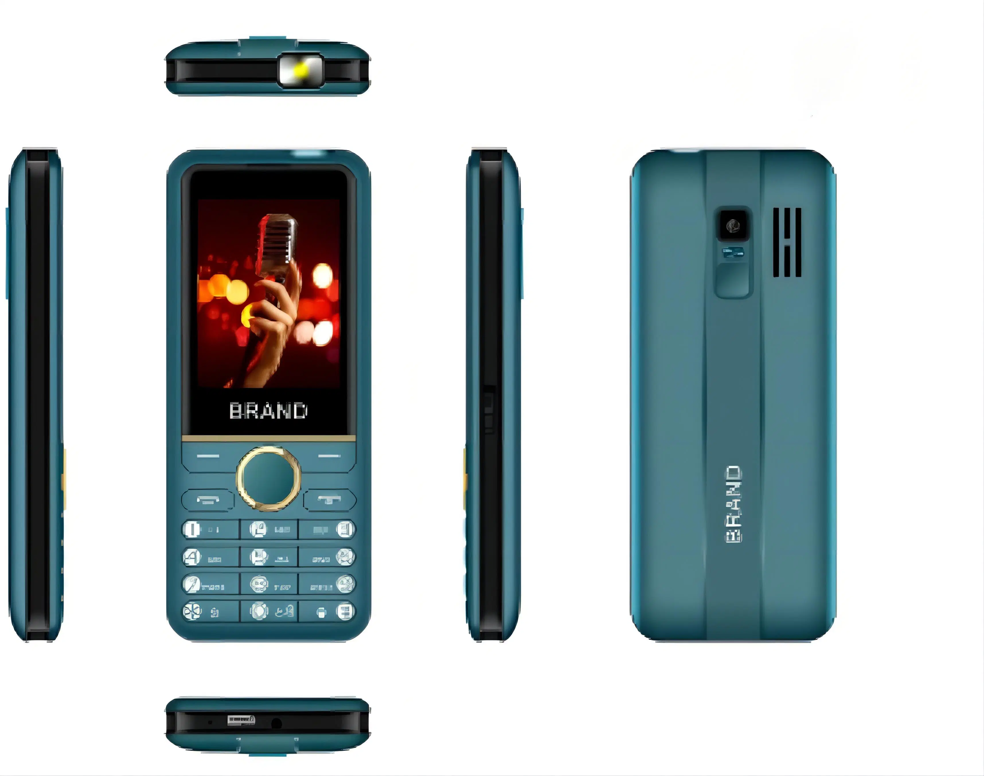 Color Optional Small 2g Key Phone From Factory with Large Battery